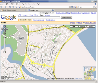 georeferencing map Google