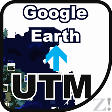 utm μια λήψη του Google Earth