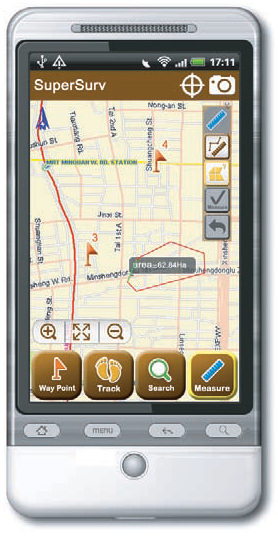 gps on android supersurv