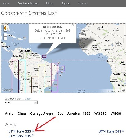 Mapa de Satlite do Brasil! - Gosur Hotels