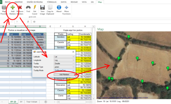 ZC-153 Convertir coordenadas UTM a geográficas y desplegarlas en un mapa dentro de Excel - Image 2